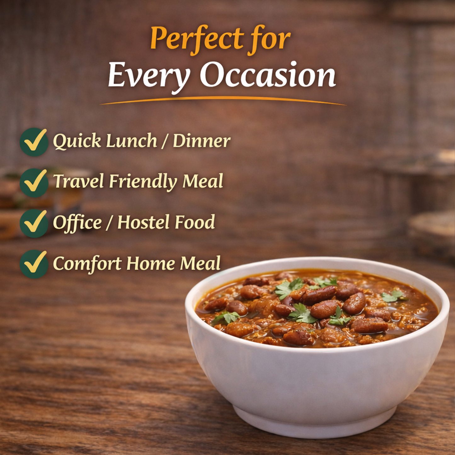 Rajma Masala | Protein-Rich Kidney Bean Curry | Authentic Indian Spices | Ready to Eat | Heat & Serve Meal | Delicious & Nutritious Vegetarian Curry