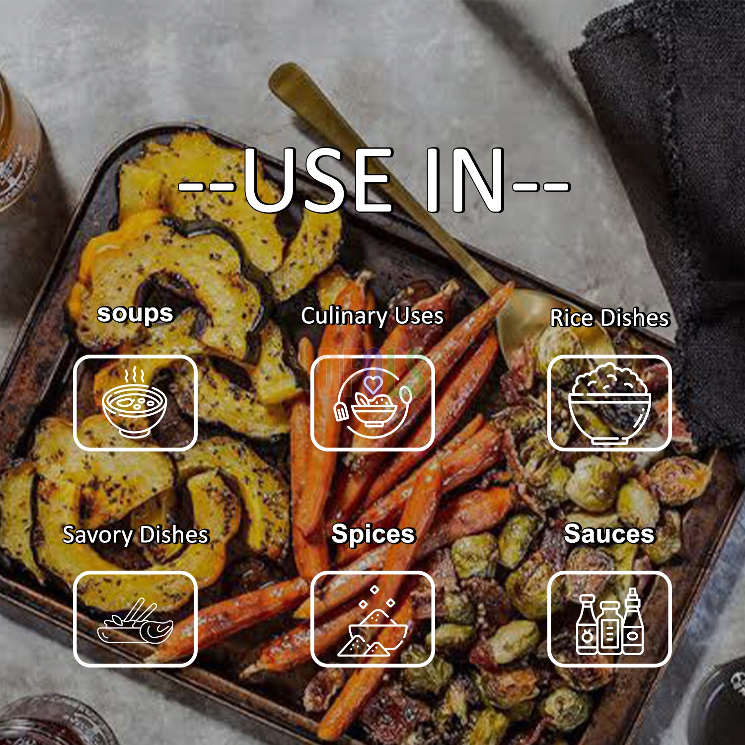 Ras El Hanout Moroccan Spice Blend | Authentic All-Natural Seasoning Powder for Cooking | Aromatic Mix for Meat Rubs, Grilled & Roasted Dishes | Premium Gourmet Spice - DFOLS