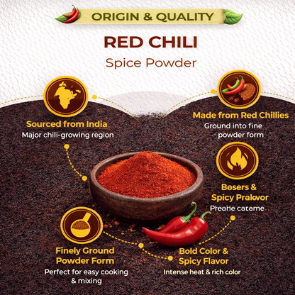 Dfols Chili Powder 100g (3.5oz / 0.22lb) Pure Natural Indian Spice – チリパウダー