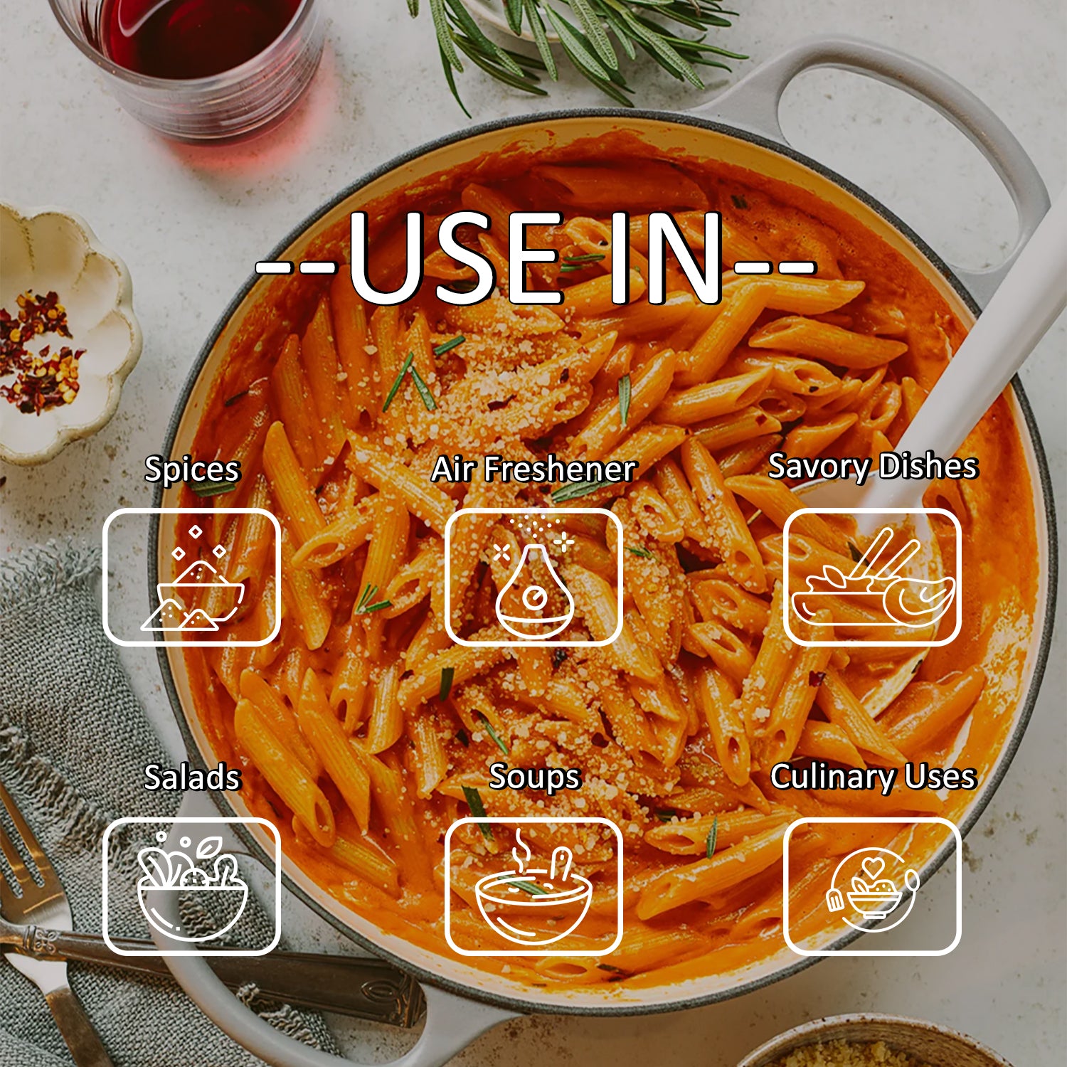 Organic Rosemary Leaf Powder, Natural & Dried Rosemary Leaves Powder - Ideal for Cooking and Baking. - DFOLS