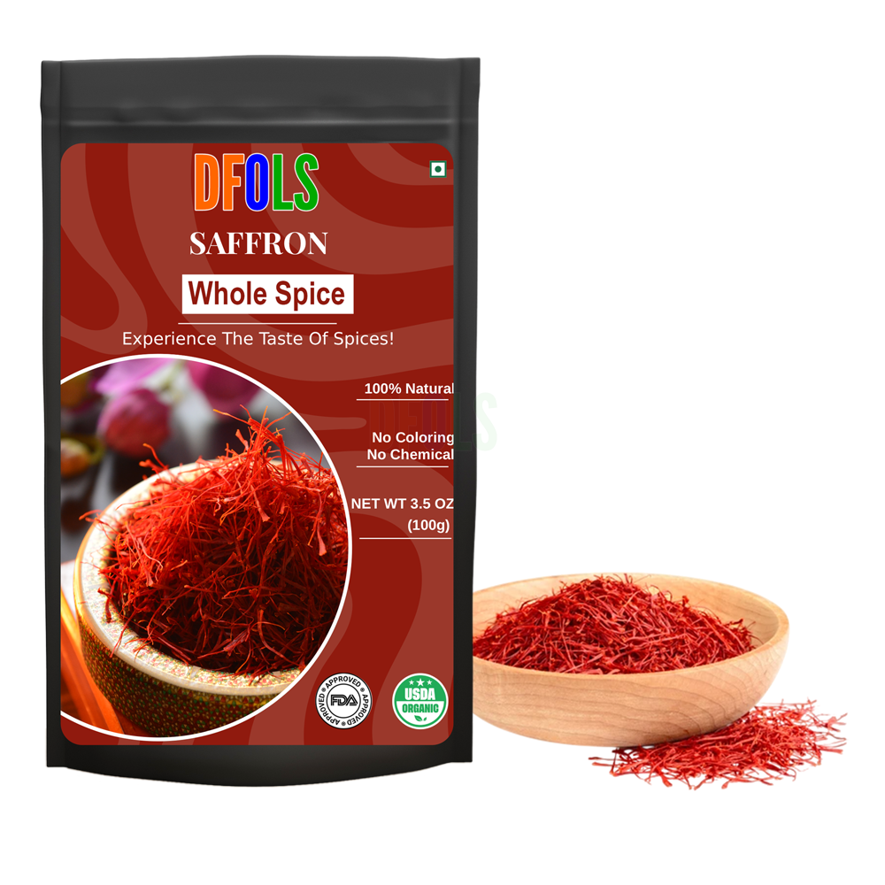 DFOLS Saffron Whole Spice Cooking 0.22lb 3.5oz 100g サフランパウダー