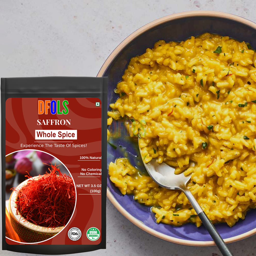 DFOLS Saffron Whole Spice Cooking 0.22lb 3.5oz 100g サフランパウダー