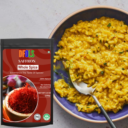 DFOLS Saffron Whole Spice Cooking 0.22lb 3.5oz 100g サフランパウダー