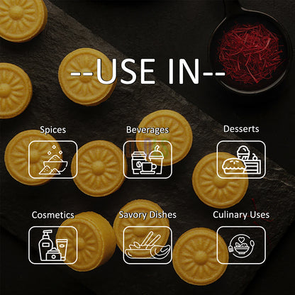 Premium Organic Super Negin Saffron Threads | 100% Pure Red Grade A+ | Non-GMO Certified | Ideal for Tea, Paella, Biryani, Rice, Desserts, Golden Milk, Risotto & Everyday Cooking - DFOLS