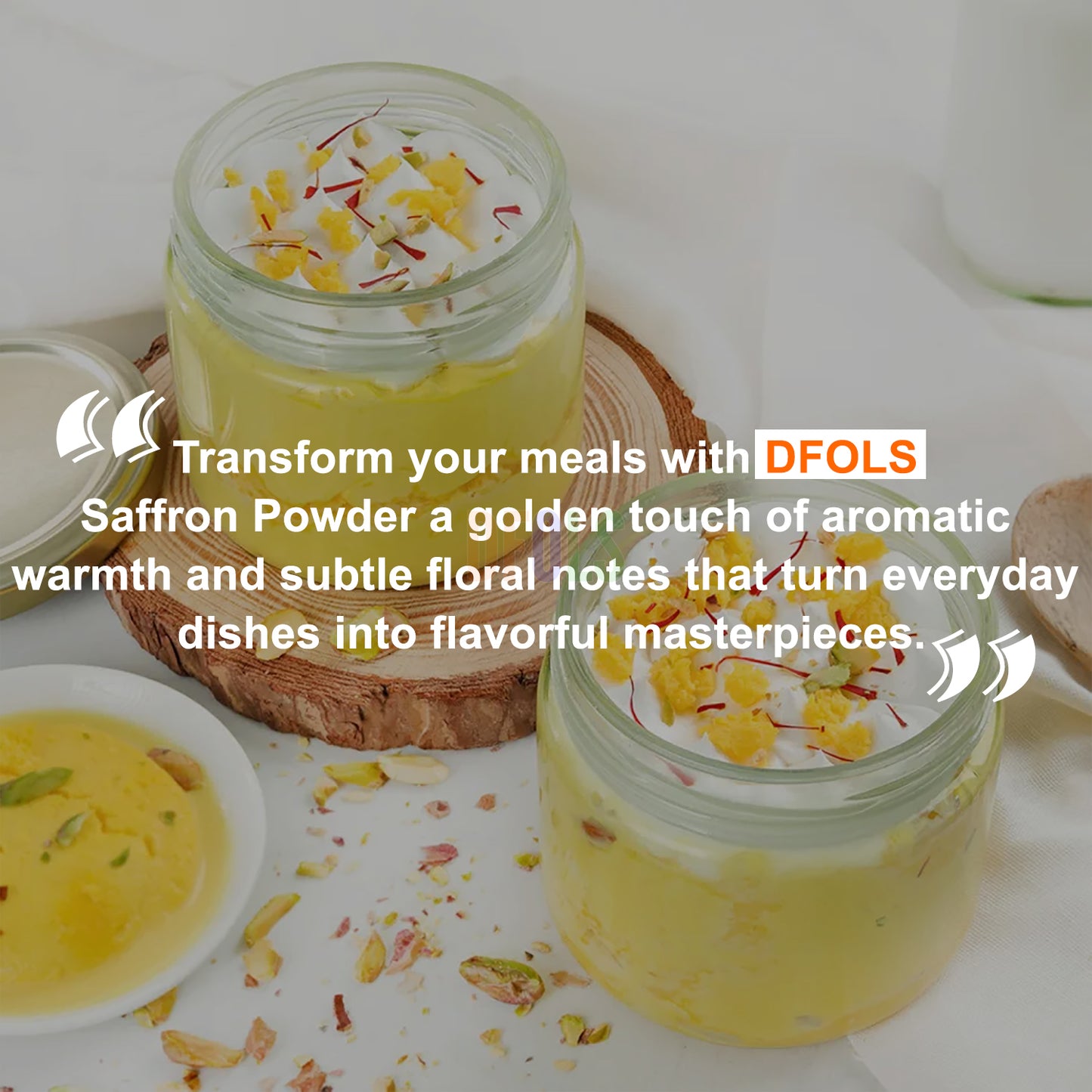 Premium Organic Super Negin Saffron Threads | 100% Pure Red Grade A+ | Non-GMO Certified | Ideal for Tea, Paella, Biryani, Rice, Desserts, Golden Milk, Risotto & Everyday Cooking - DFOLS