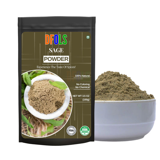 Saga Powder - All-Natural Herbal Powder for Cooking & Wellness - Vegan, Gluten-Free & Freshly Ground. - DFOLS