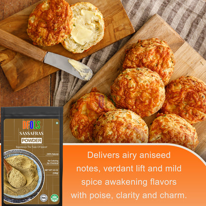 Premium Sassafras Powder – 100% Natural, Authentic Flavor for Cooking, Baking & Herbal Remedies - DFOLS