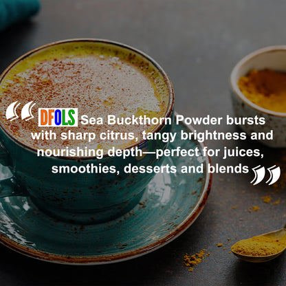 Sea Buckthorn Powder | Natural Immunity Booster | Supports Skin Glow, Heart Health & Digestion | Vitamin-Rich Superfood for Smoothies, Drinks & Daily Wellness