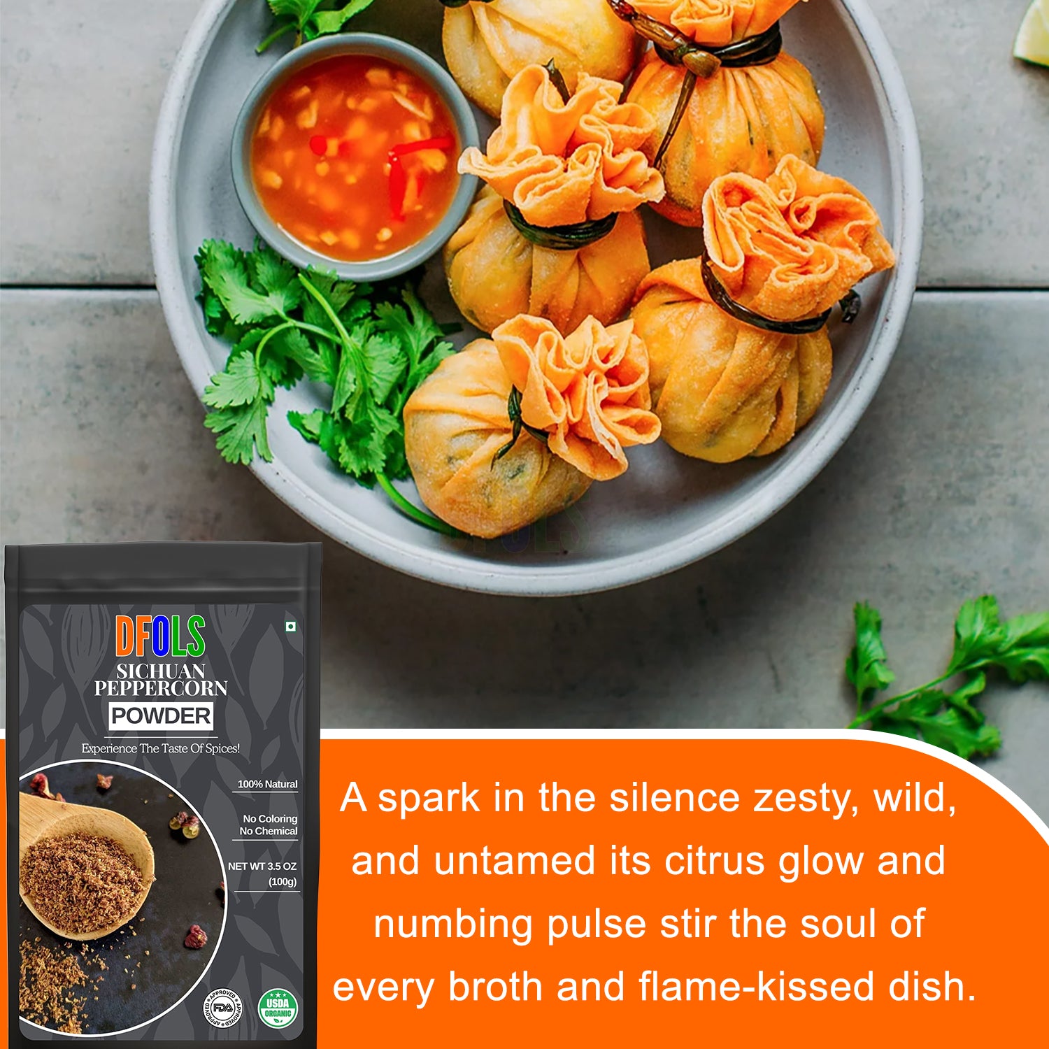 Sichuan Peppercorns , Authentic Szechuan Red Peppercorn, Numbing and Tingle Effect, Less Seeds, Strong Flavor, Essential for Mapo Tofu, Kung Pao Chicken and Asine Cusine. - DFOLS