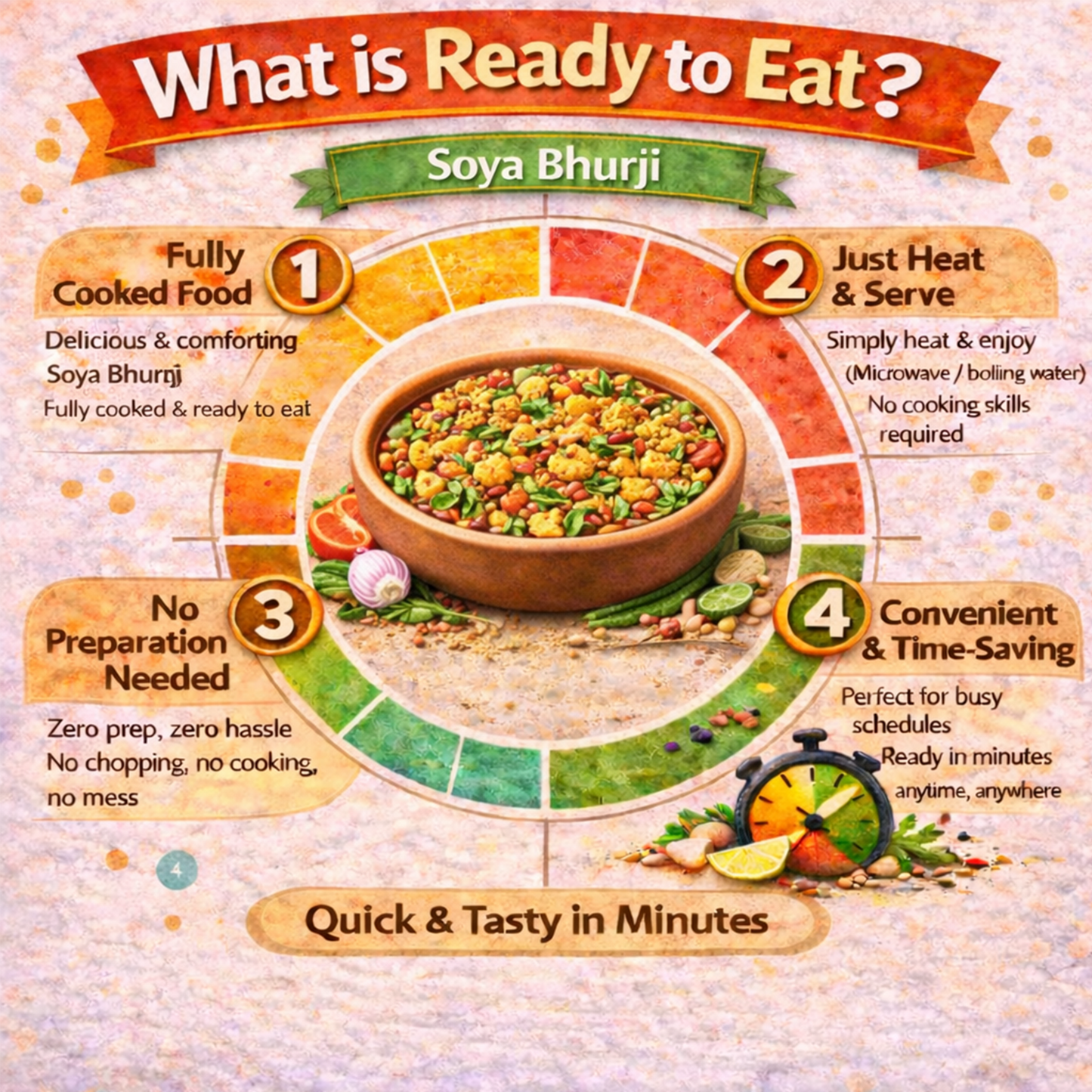 Dfols Soya Bhurji Ready to Eat Protein Rich Curry 0.44lb 7.05oz 200g ソーヤブールジ