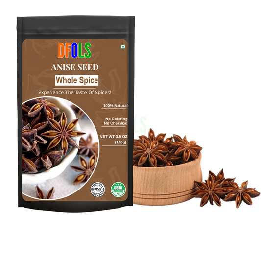 DFOLS Anise Seed Whole Spice Cooking 0.22lb 3.5oz 100g アニスシード