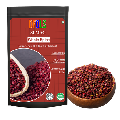 DFOLS Sumac Whole Spice Cooking 0.22lb 3.5oz 100g スマックパウダー