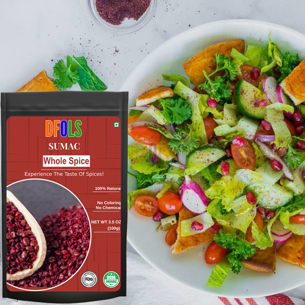 DFOLS Sumac Whole Spice Cooking 0.22lb 3.5oz 100g スマックパウダー
