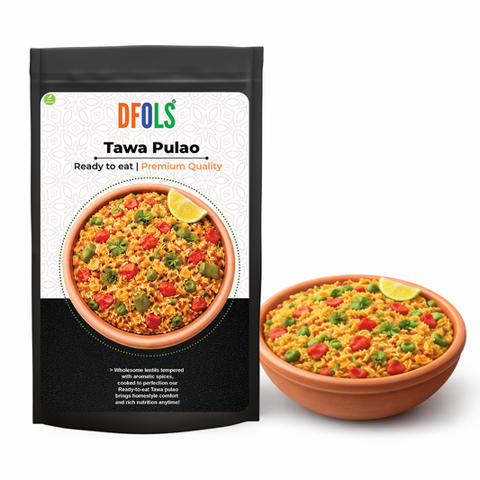 Dfols Tawa Pulao Ready to Eat Indian Spiced Rice 0.44lb 7.05oz 200g タワプラオ