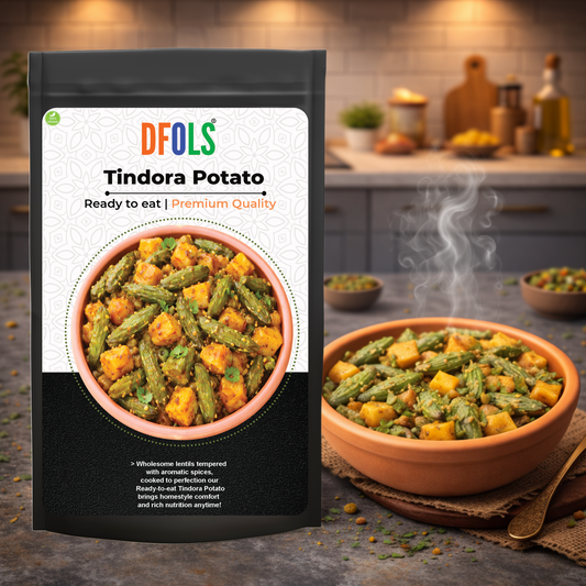 Dfols Tindora Potato Ready to Eat Ivy Gourd Curry 0.49lb 7.76oz 220g ティンドラポテト