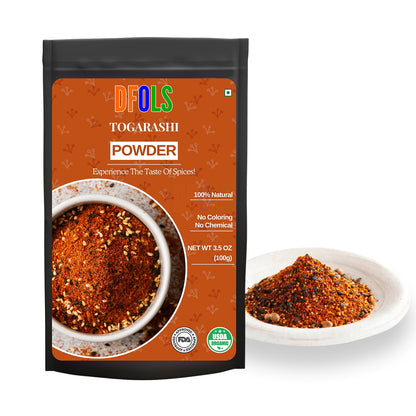 All-Natural Shichimi Togarashi Japanese 7-Spice Seasoning for Steak, Chicken, Vegetables & Tuna | Gluten-Free Chili Blend - DFOLS