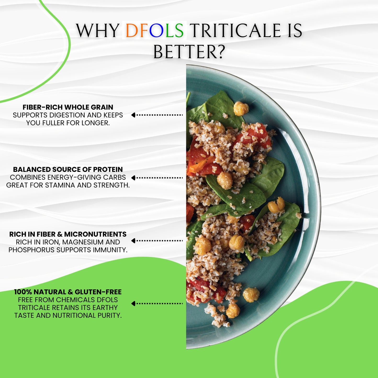 Organic Triticale | High-Fiber Whole Grain Superfood | Pesticide-Free & Hand-Picked | Ideal for Sprouting, Baking, Cereals & Healthy Diets