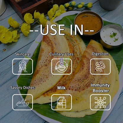 Organic Turmeric Leaf Powder | 100% Pure & Natural Herbal Supplement | Non-GMO | Supports Immunity, Digestion & Overall Wellness | Fine Powder for Daily Health Boost - DFOLS