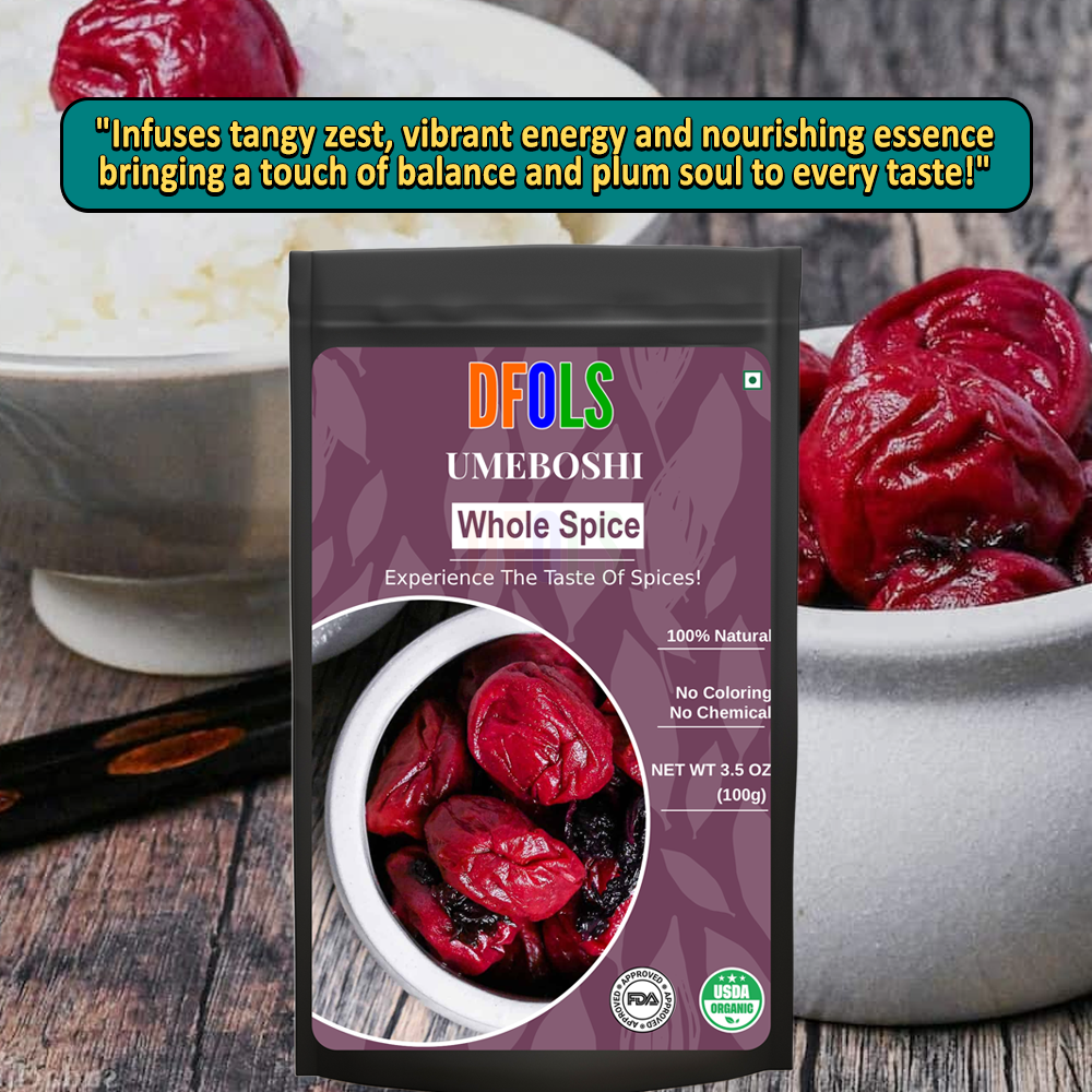 DFOLS Umeboshi Whole Spice Cooking 0.22lb 3.5oz 100g 梅干しパウダー