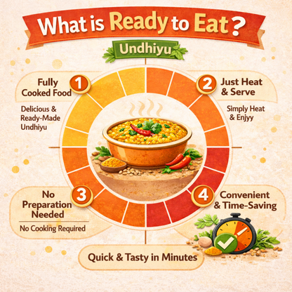 DFOLS Undhiyu Ready to Eat Gujarati Mixed Veg Curry 0.49lb 7.76oz 220g ウンディーユー