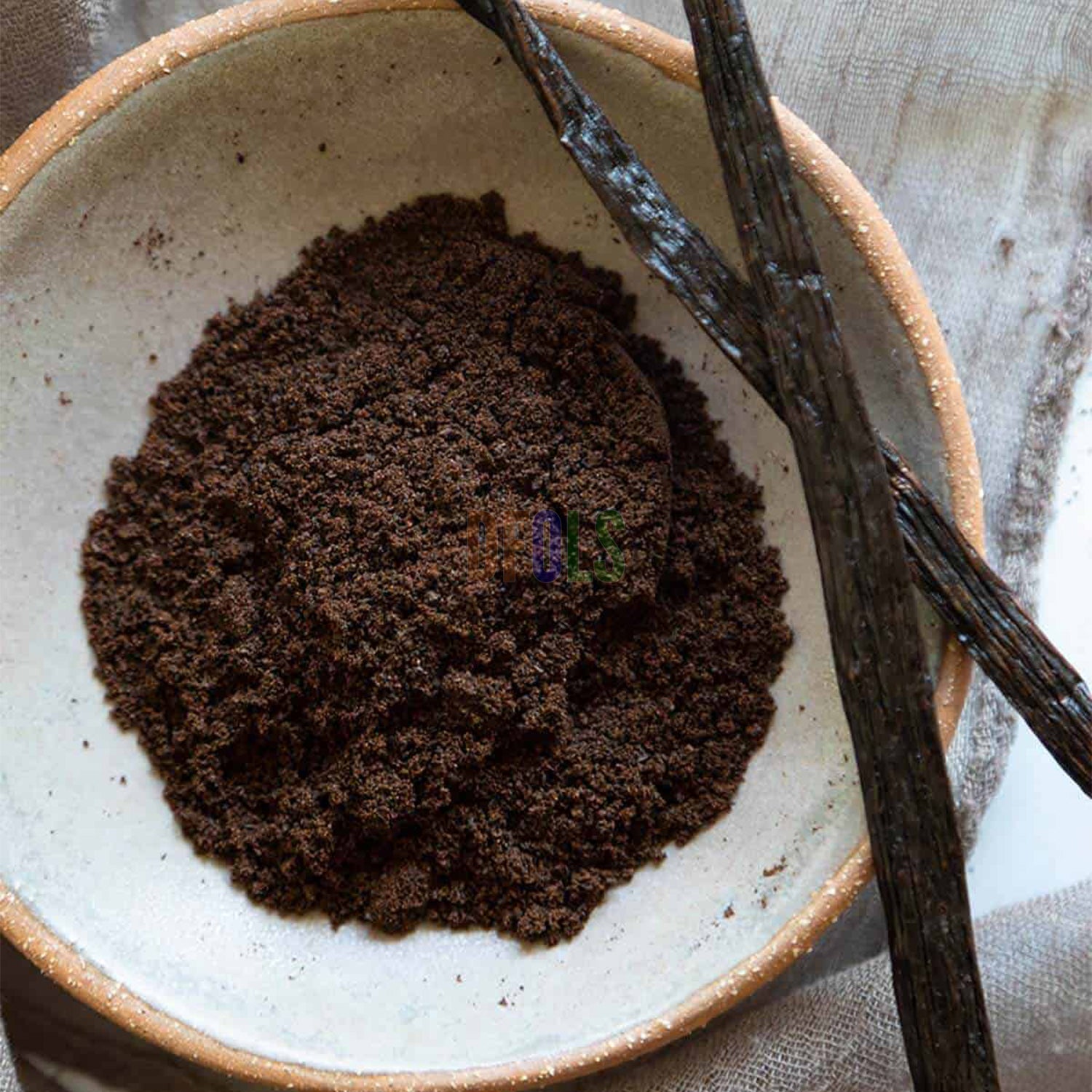 Organic Vanilla Bean Powder 100g (3.5 oz) | Pure & Natural Ground Vanilla | Rich Aroma & Sweet Flavor | Premium Baking Ingredient - DFOLS