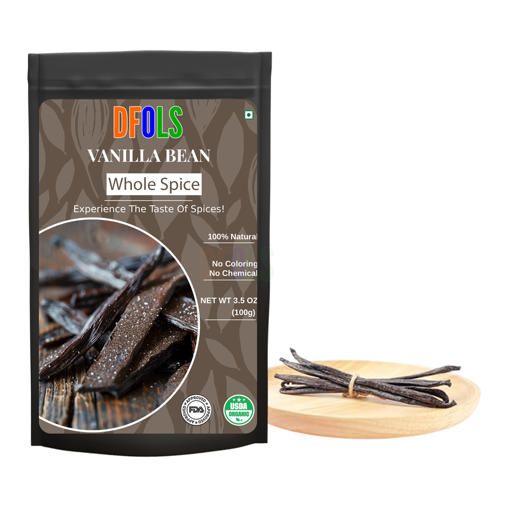 DFOLS Vanilla Bean Whole Spice Cooking 0.22lb 3.5oz 100g バニラビーンズ