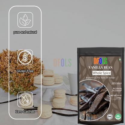 DFOLS Vanilla Bean Whole Spice Cooking 0.22lb 3.5oz 100g バニラビーンズ