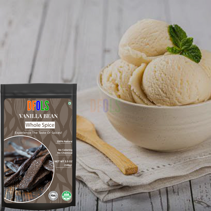 DFOLS Vanilla Bean Whole Spice Cooking 0.22lb 3.5oz 100g バニラビーンズ