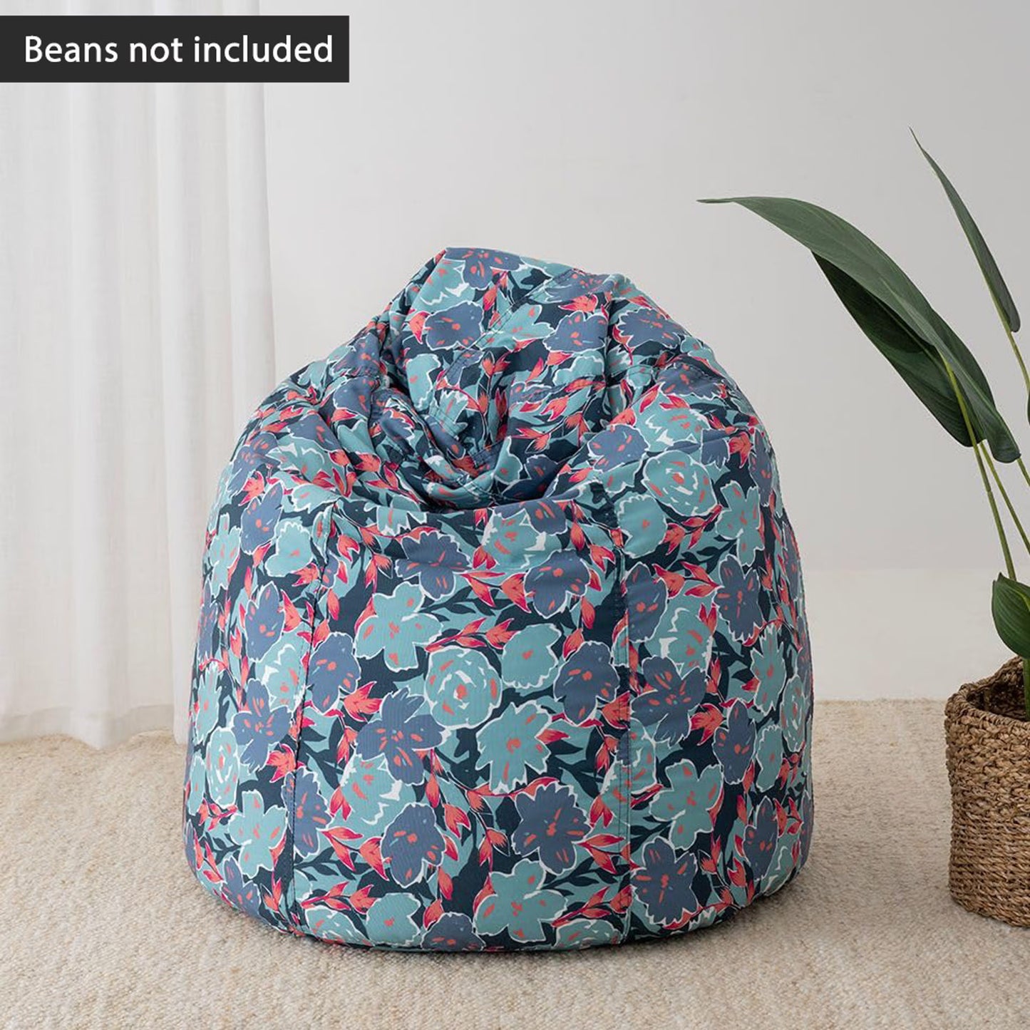 DFOLS 3XL Designer Canvas Bean Bag Chair – Floral Pam Print