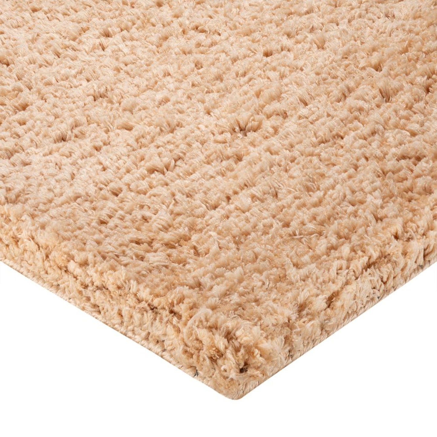 DFOLS Super Soft Shaggy Area Rug – Plush Golden Carpet for Living Room & Bedroom