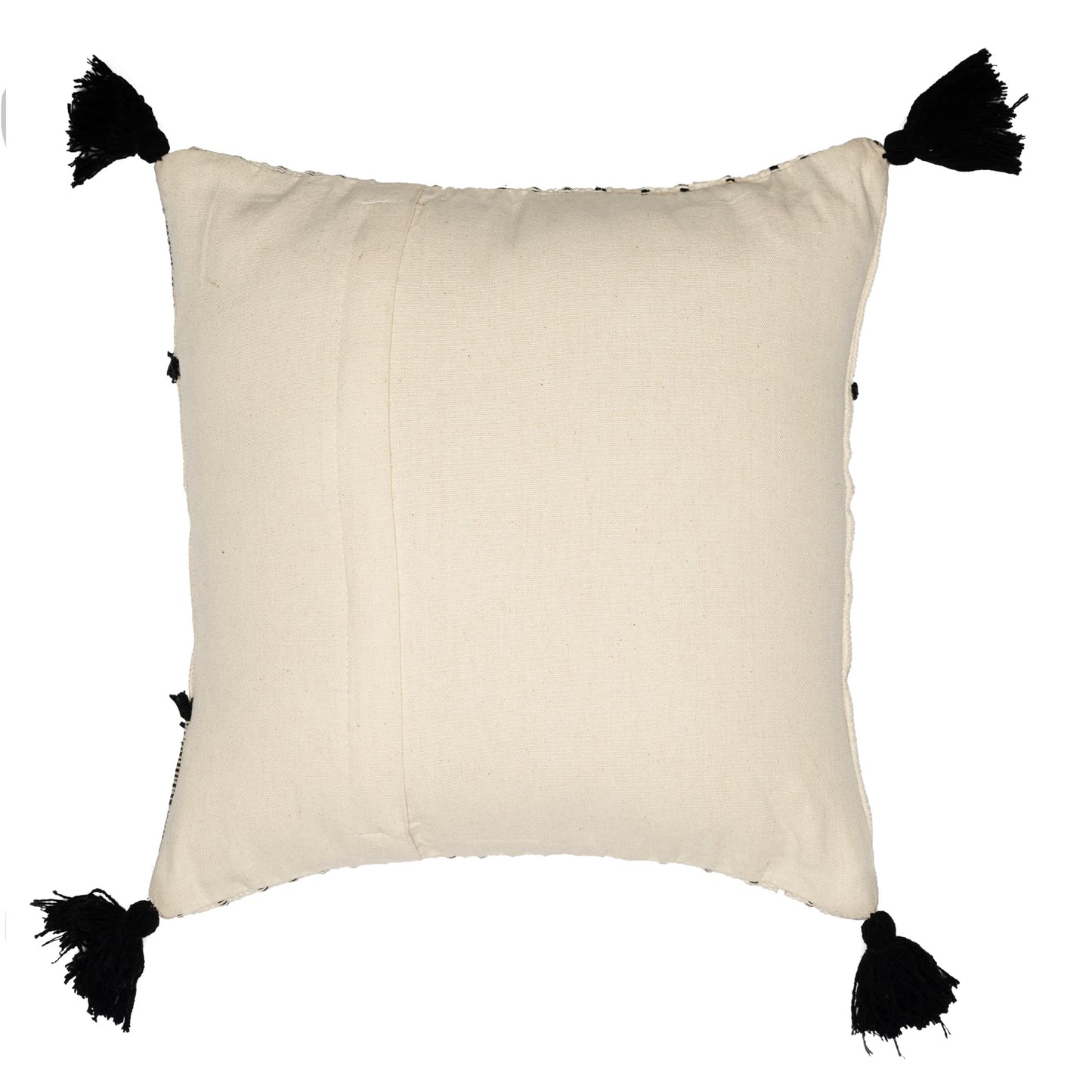 DFOLS Tassel Drip Cushion Cover – Off White & Black