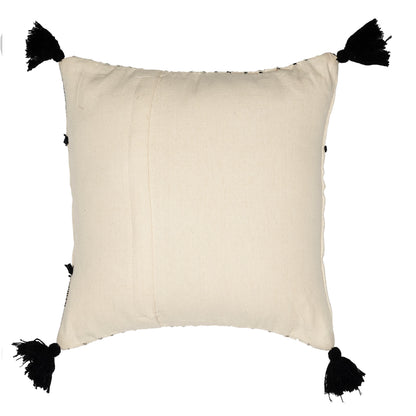 DFOLS Tassel Drip Cushion Cover – Off White & Black