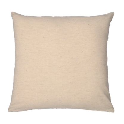 DFOLS Abstract Sunflower Blue Cushion Cover – Modern Embroidered Elegance