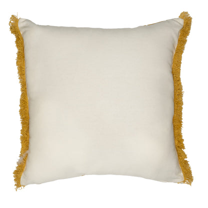 DFOLS Sunny Script Fringe Cushion Cover – Mustard Yellow