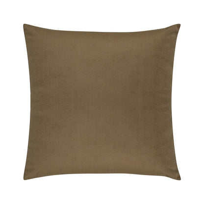 DFOLS Golden Leaf Velvet Cushion Cover – Brown & Gold