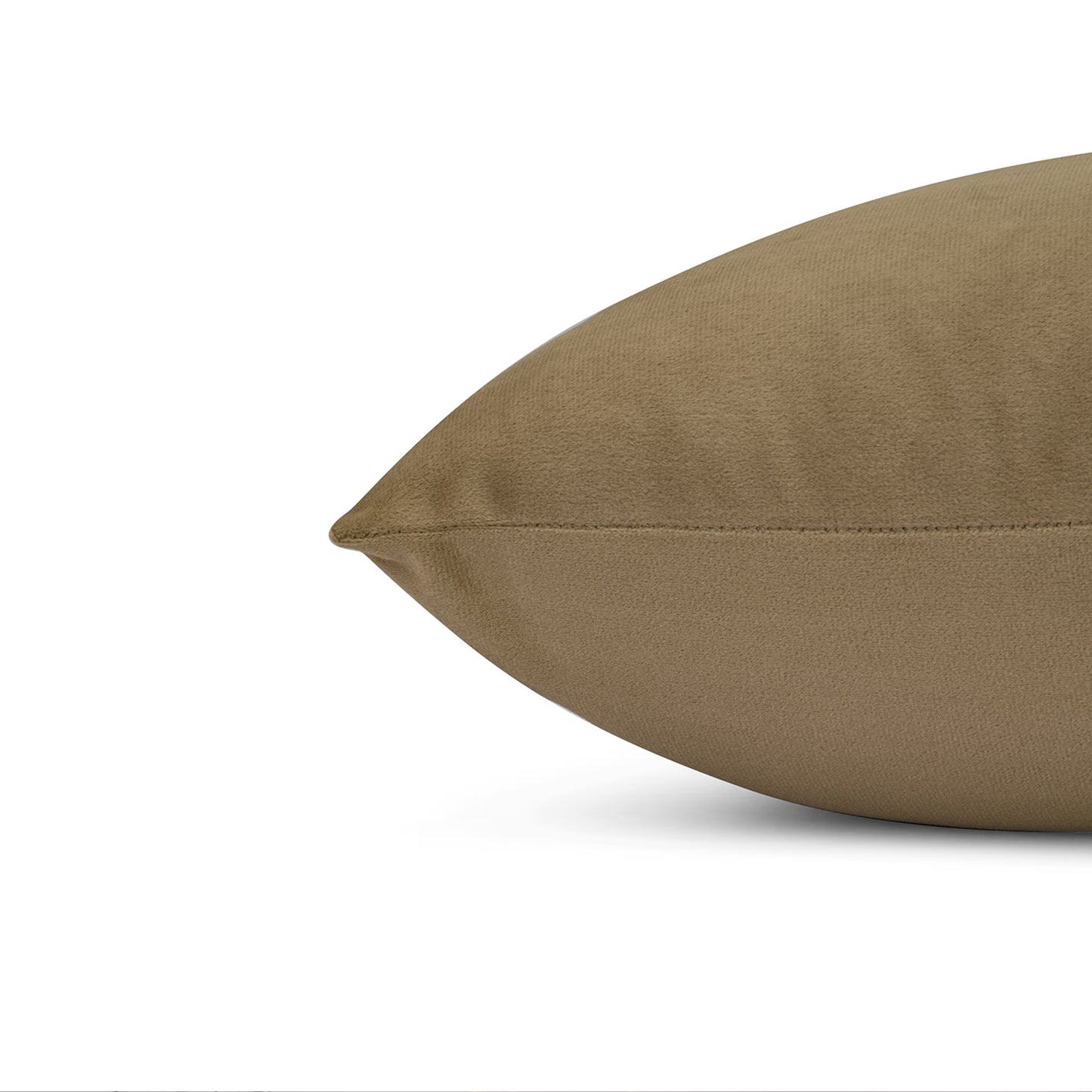 DFOLS Golden Leaf Velvet Cushion Cover – Brown & Gold
