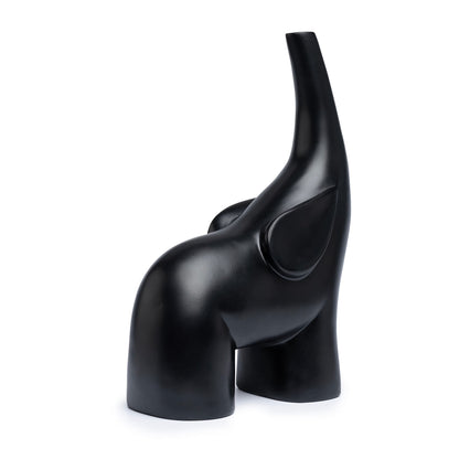 DFOLS Modern Black Elephant Figurine Set – Luxury Tabletop Décor
