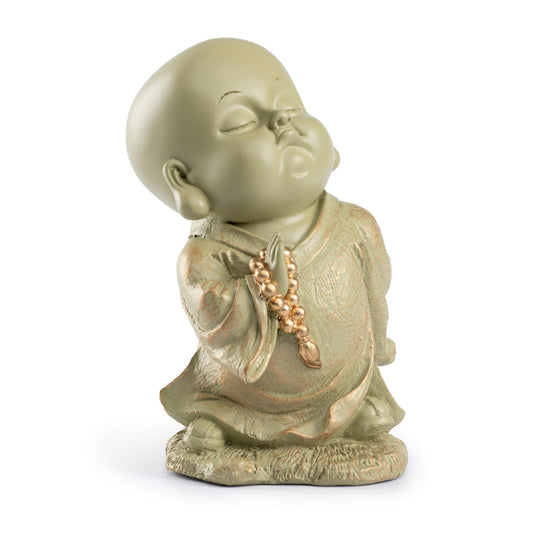 Zen Monk Trio Polyresin Showpiece Set – Spiritual Decorative Figurines