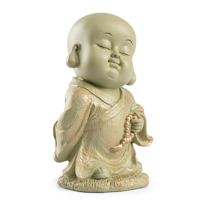 Zen Monk Trio Polyresin Showpiece Set – Spiritual Decorative Figurines