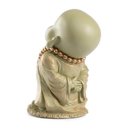 Zen Monk Trio Polyresin Showpiece Set – Spiritual Decorative Figurines