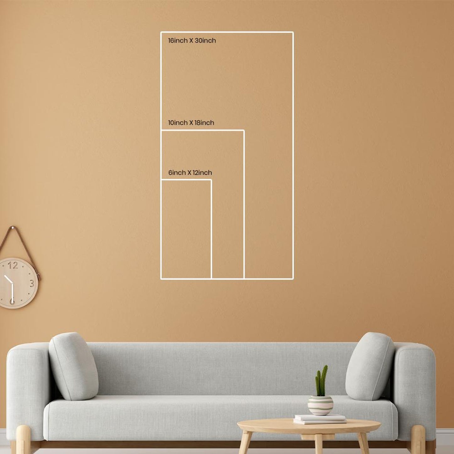 DFOLS Around the World 3 Panel Canvas Wall Painting – Landmark Travel Art