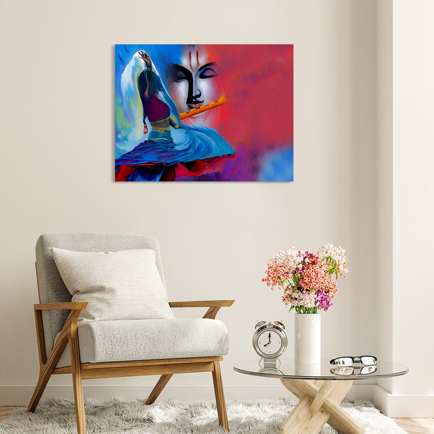 DFOLS Cosmic Drift Canvas Wall Painting – Modern Artistic Home Décor