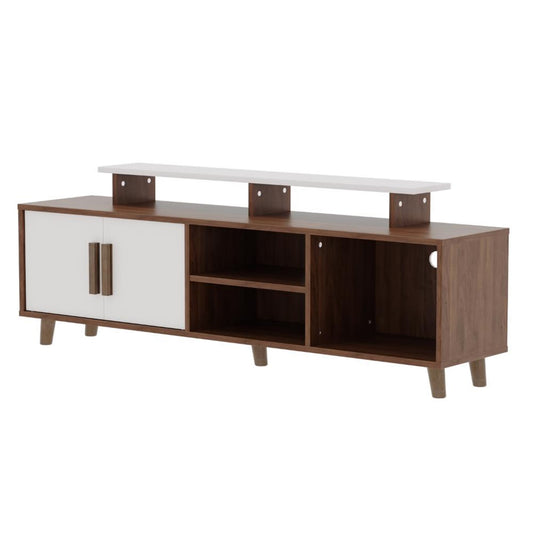 DFOLS Eris Modern Engineered Wood TV Unit with Cabinet Storage