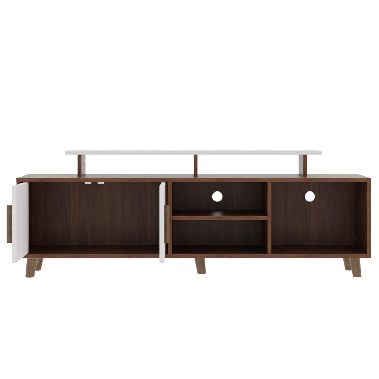 DFOLS Eris Modern Engineered Wood TV Unit with Cabinet Storage