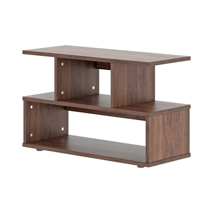 DFOLS Heist Modern Engineered Wood TV Unit with Open Storage Shelves