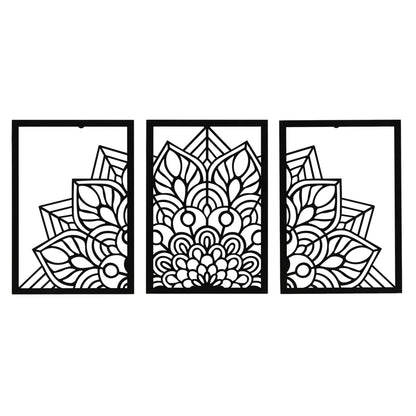 DFOLS Astrava Metal Wall Art – Modern Floral Laser Cut Décor