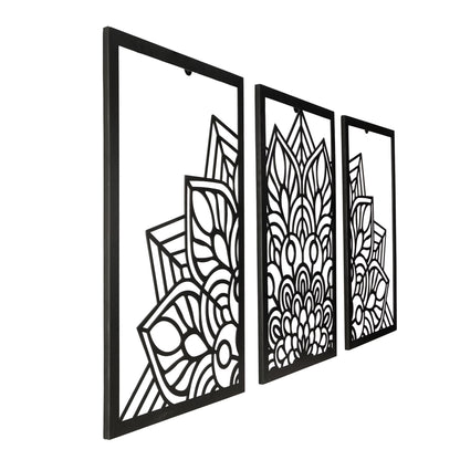 DFOLS Astrava Metal Wall Art – Modern Floral Laser Cut Décor