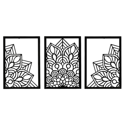 DFOLS Astrava Metal Wall Art – Modern Floral Laser Cut Décor