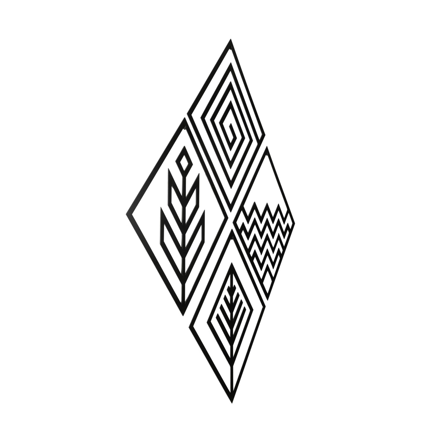 DFOLS Geometric Abstract Metal Wall Art – Modern Minimalist Décor