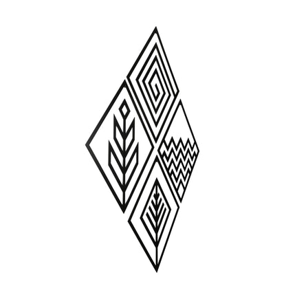 DFOLS Geometric Abstract Metal Wall Art – Modern Minimalist Décor
